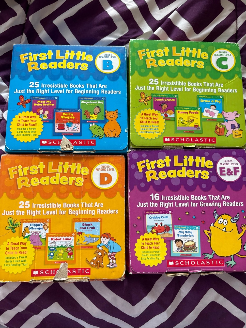 Scholastic First Little Readers Box Set - B, C, D, E&F